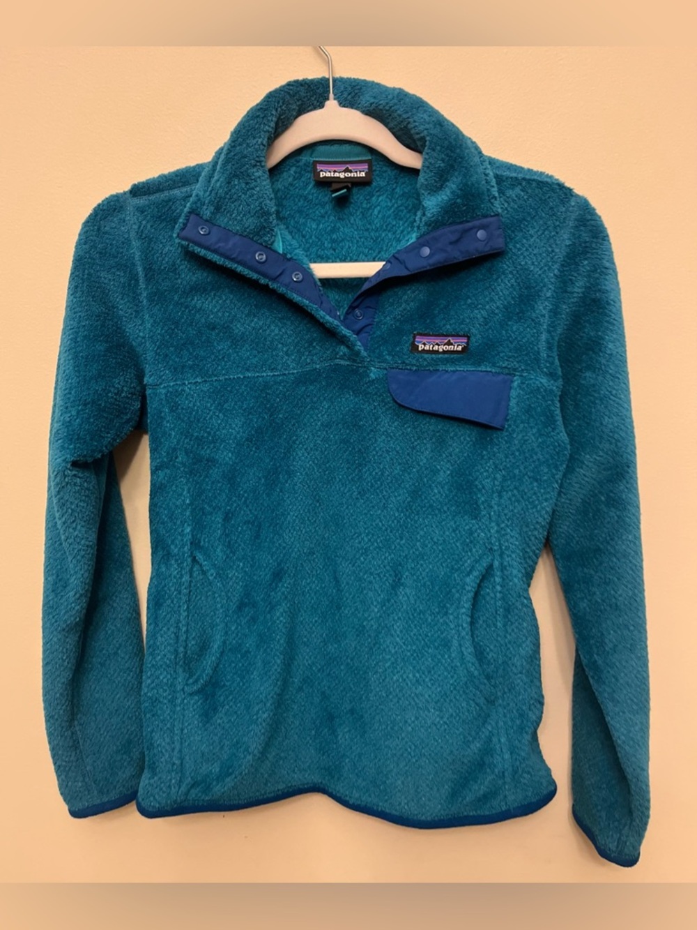 Patagonia Re-Tool Snap-T Fleece Pullover Women's Size XS Teal Gorpcore Outdoor